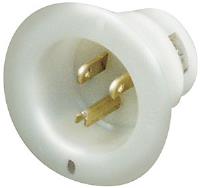Recessed Male Outlet 110V