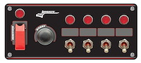 52-48869 Elite Switch Panel [Push Starter/Ignition/4 ACC With Lights]