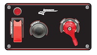 52-48871 Elite Switch Panel [Push Starter/Ignition With Lights, Flip, & Master Disconnect]