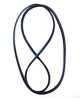 FC-D4075 Hardtop Quarter Glass Seal for 1997-2006 Jeep Wrangler TJ