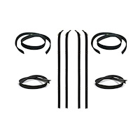 KD1002A Belt Weatherstrip Window Channel Kit for 1980-1993 Dodge Charger, Ramcharger, Full Size Trucks, Plymouth Trailduster