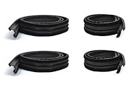 FC-KD1004 Glass Run Window Channel Kit, Front Upper & Division Bar Driver & Passenger Side