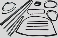 Complete Weatherstrip Kit 1968-1986 Jeep CJ