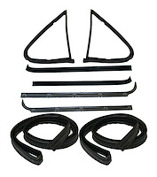 FC-KF4922 8 pc Belt & Window Weatherstrip Kit for 1980-1986 Ford Bronco, F-100, F-150, F-250, F-350