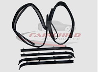 FC-KG1003-6 Belt Weatherstrip- Window Channel Kit, Inner/Outer Driver & Passenger Side