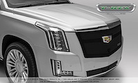 2015i - 2016 Escalade - Upper Class - Bumper Grille Overlay - w/o Adaptive CC - Black Powder Coated