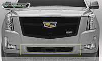 2015i - 2016 Escalade - Upper Class - Bumper Grille Overlay - For Adaptive CC - Black Powder Coated
