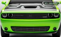 Dodge Challenger Laser Billet Grille Short Version Polished. Does not work on vehicles with Radar