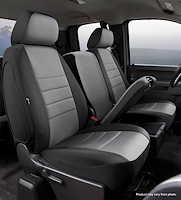 NP97-36 GRAY NP90-Series Neoprene Custom-Fit Front Seat Cover, Black/Gray Center Panel Fits Select Ford