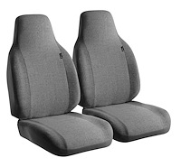 OE301 GRAY OE30-Series OE Tweed Car Semi-Custom-Fit Front Seat Cover, Gray