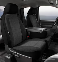 OE39-47 CHARC OE30-Series OE Tweed Custom-Fit Front Seat Cover, Charcoal Fits Select Ram