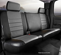 SL62-38 GRAY SL60-Series Leatherlite Simulated Leather Custom-Fit Rear Seat Cover, Gray Fits Select Ford