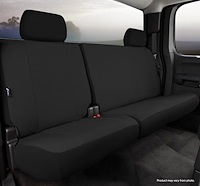 SP82-37 BLACK SP80-Series Seat Protector Poly-Cotton Custom-Fit Rear Seat Cover, Black Fits Select Ford