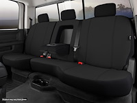 SP82-80 BLACK SP80-Series Seat Protector Polyester Custom-Fit Rear Seat Cover, Black Fits Select Ford