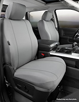 SP88-34 GRAY SP80-Series Seat Protector Poly-Cotton Custom-Fit Front Seat Cover, Gray Fits Select Chevy/GMC