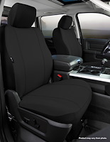 SP89-52 BLACK SP80-Series Seat Protector Poly-Cotton Custom-Fit Front Seat Cover, Black Fits Select Ram