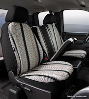 TR48-37 BLACK TR40-Series Wrangler Saddleblanket Custom-Fit Front Seat Cover, Black Fits Select Chevy/GMC