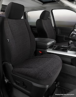 TRS49-46 BLACK TR40-Series Wrangler Saddleblanket Custom-Fit Front Seat Cover, Solid Black Fits Select Ram