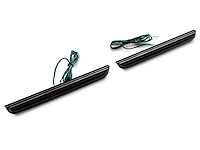 CH6725 Axial Series LED Rear Bumper Reflector Lamps for 2015-2023 Dodge Challenger [Smoked Lens]