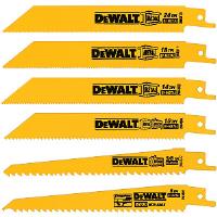 6-Piece Reciprocating Saw Blade Set Multi-material blades