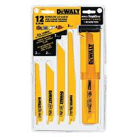 12-Piece Reciprocating Saw Blade Set Multi-material blades