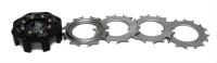 CLUTCH METAL 5.5 4 PL HR GRY POT HVY DTY