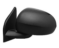 LH DOOR MIRROR PWR NON-HTD TEXT BLK FLDG COMPASS 07-09