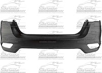 RR BUMPER CVR P W/ 2.0L ENG SENTRA 07-11