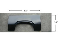 SHE326-59AR Quarter Panel Patch, Wheel Arch for 1972-1980 Dodge Trucks