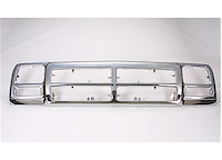GRILLE FRAME CHR/BLK DODGE P/U/RAMCHARGER 91-93