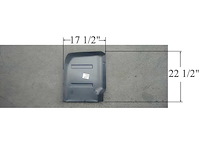 Front Floor to Firewall Extension 1964-68 Mustang