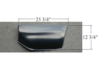 Lower Rear Section Quarter Panel 1967-68 Mustang