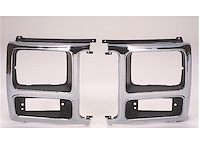 LH H.L. DOOR CHR/BLK FORD P/U/BRONCO 80-86
