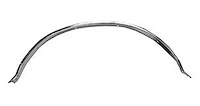 SHE577-93R Rear Wheel Well Molding for Select 1987-1998 Ford Bronco, F-150, F-250, F-350 [Right/Passenger Side]