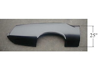Quarter Panel Skin 1970-72 Supreme Coupe/Convertible 2-Door