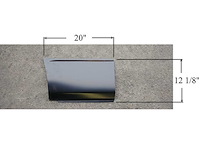 LH QUARTER PNL LWR FT SEC 6FT BOX 20x12.5 S10/S15/SONOMA P/U 82-93