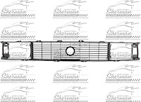 Front Grille 1981-1984 Volkswagen Rabbit