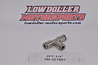 251007 Push Lock Union Fitting, 1/4 in., T