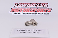 251014 Adapter Fitting, Female 1/8 in. NPT-1/4 in. Male, Elbow