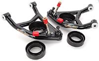 Lower Control Arms with Del-A-Lum Bushings Coil springs