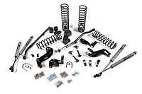 JSPEC109KFR J-Kontrol 3.5" Lift Kit, 07-18 Jeep Wrangler JK 2-Door