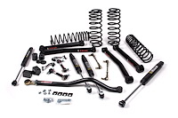 JSPEC124K J-Konnect 3.5" Lift Kit, Jeep Wrangler JL 4-Door w/Jspec Shocks, HD Rate Coils