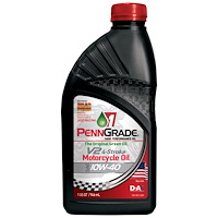 71566 V2 4-Stroke Motorcycle Motor Oil SAE 10W-40 - 1 Qt