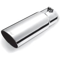 Stainless Steel Slash Cut Exhaust Tip Inlet: 3"