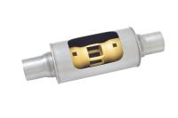 BM0114 MWA Center/Center Round Muffler; Stainless
