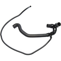 Upper Branched Molded Radiator Hose for 1995-2002 Ford and Mercury Models [1.020 x 1.260 in. I.D., 22.200 in. Centerline]