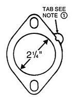 Thermostat Gasket 2.25" hole