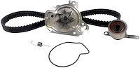 Timing Belt Component Kit with Water Pump for 1996-2000 Acura EL, Honda Civic, Civic del Sol [Tensioner]
