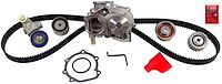 Timing Belt Component Kit with Water Pump for 2006-2009 Subaru Legacy, Outback [Hydraulic Tensioner and 3 Idlers]
