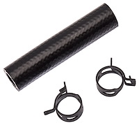 Turbocharger Oil Drain Hose for 2002-2018 Subaru Models [4 in. Centerline, with 2 Clamps]